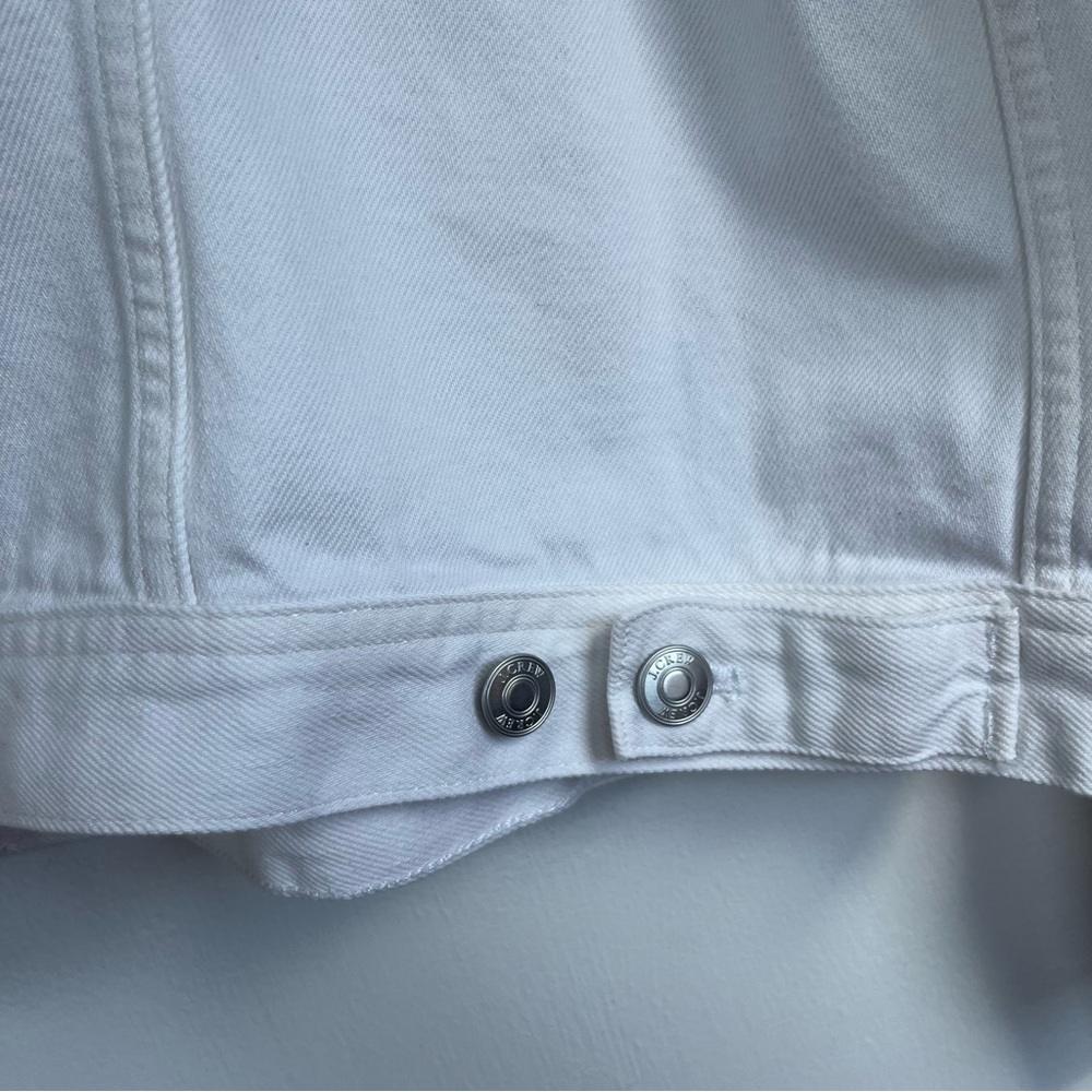 New J.Crew Size 00 Denim blazer-jacket Women’s in white - Picture 13 of 14